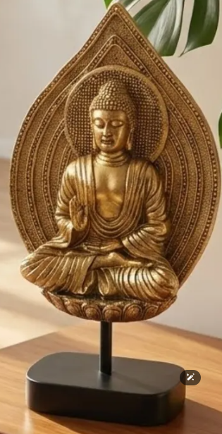 Estatua Decorativa Zen: Buda & Yogui (25 cm)