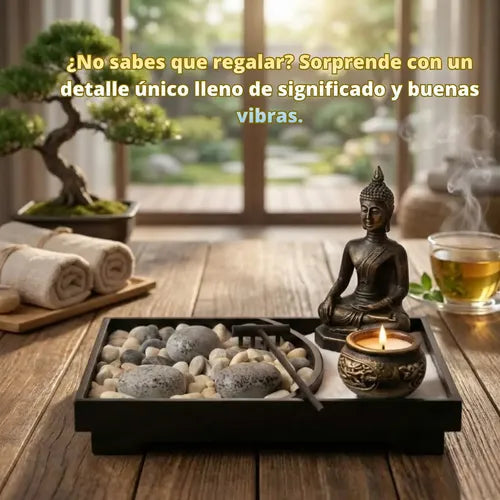Base con arena y piedras naturales
