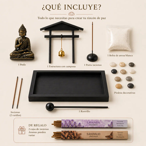 Set completo con inciensos de regalo