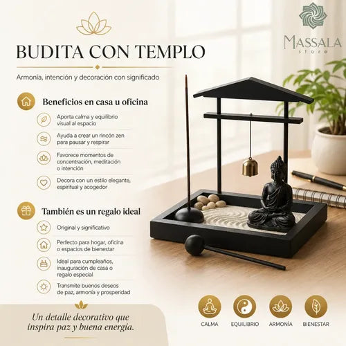 Detalle campana zen y martillo