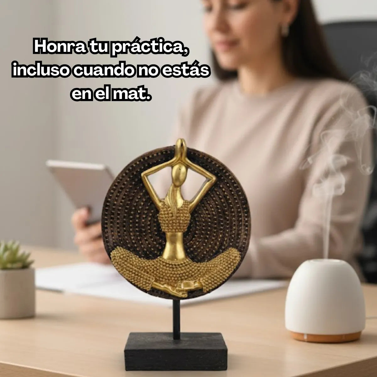 Estatua Decorativa Zen: Buda & Yogui (25 cm)